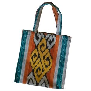Reusable Southwest Print Woven Shopping Bag